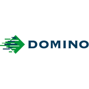 Logotipo del grupo DOMINO AMJET